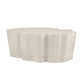 Beige textured container on a white background
