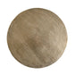 Round stone object on a white background