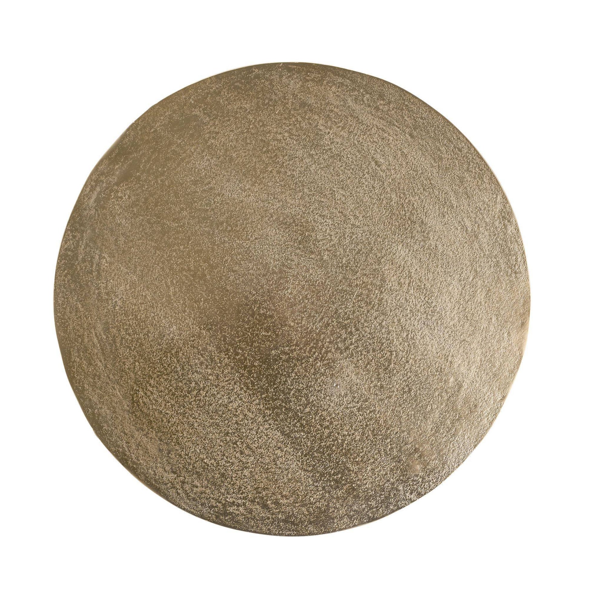 Round stone object on a white background