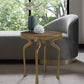 Monarch End Table Champagne Bronze