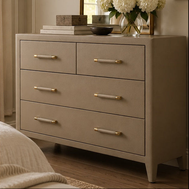 Fergus 48" Dresser Taupe Raffia