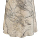 Marble-patterned skirt on a white background
