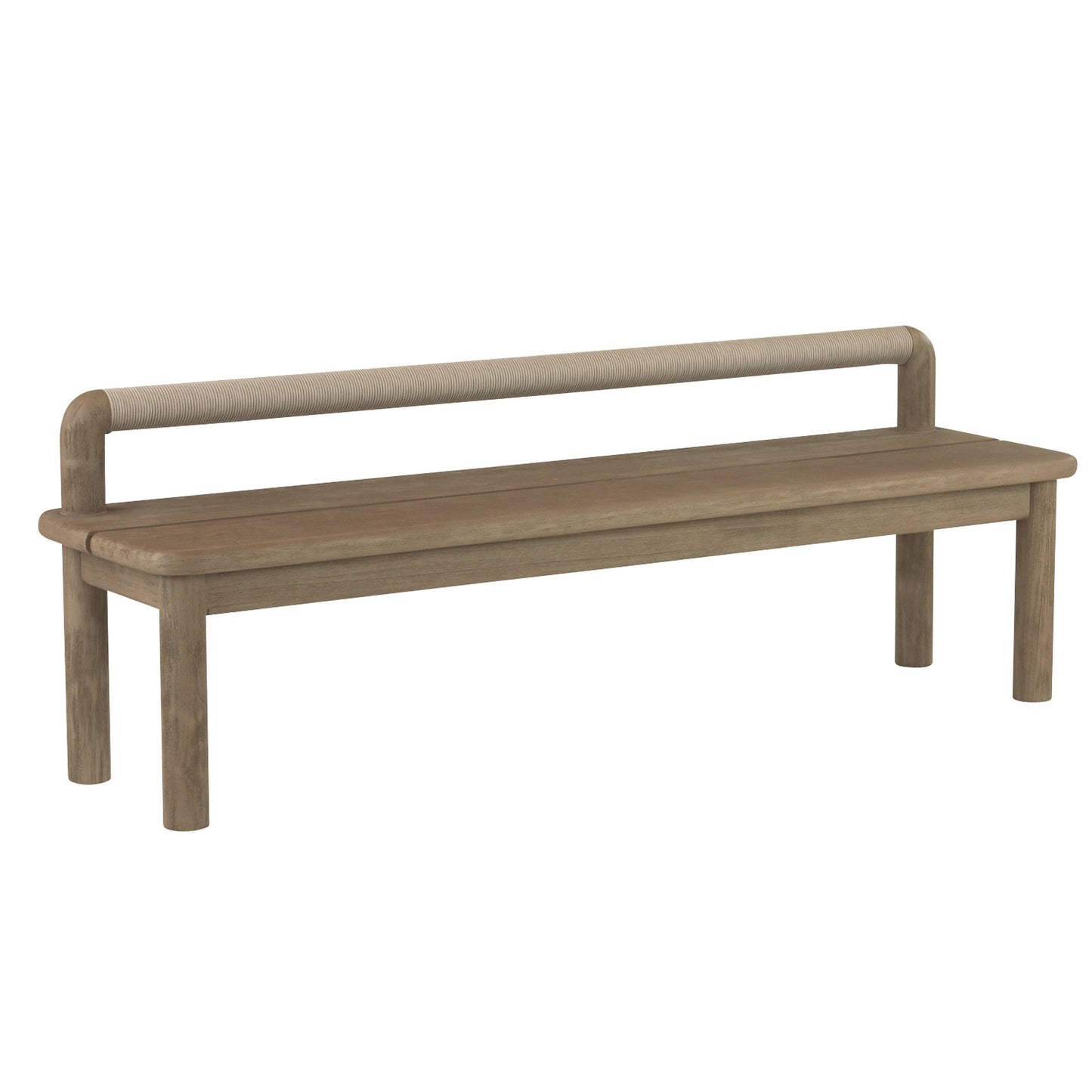 Escape Outdoor Bench Weathered Teak