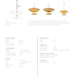 Florko Chandelier Gold Leaf - multiple options