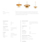 Florko Chandelier Gold Leaf