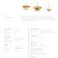 Florko Chandelier Gold Leaf - multiple options