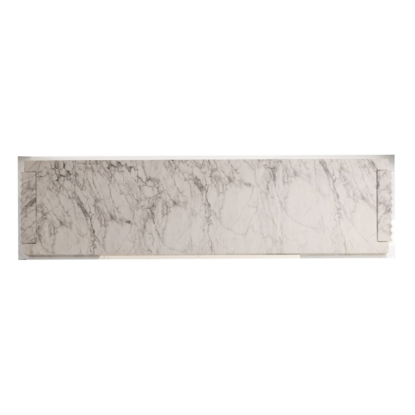 Antonine Console White Faux Marble