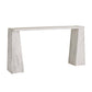 Antonine Console White Faux Marble