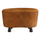 Koda Ottoman Brown Hide