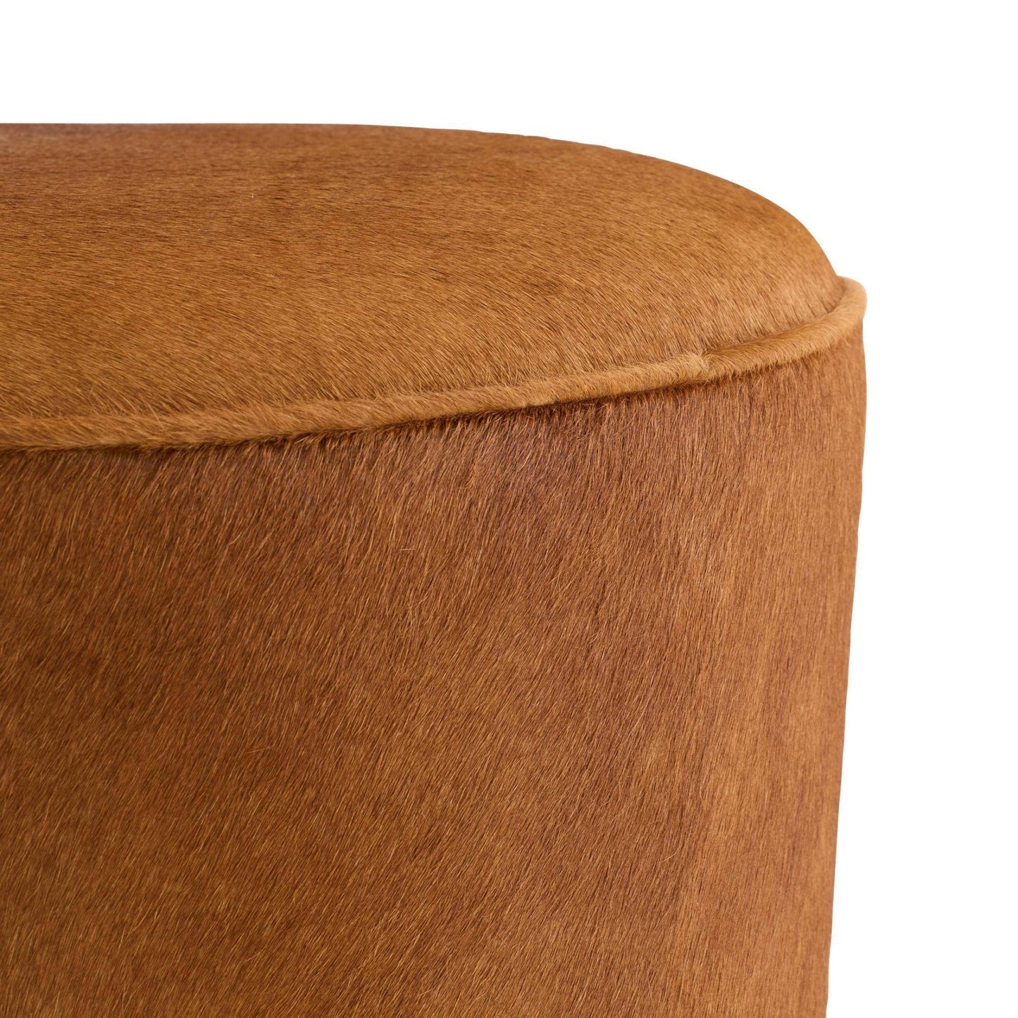Koda Ottoman Brown Hide