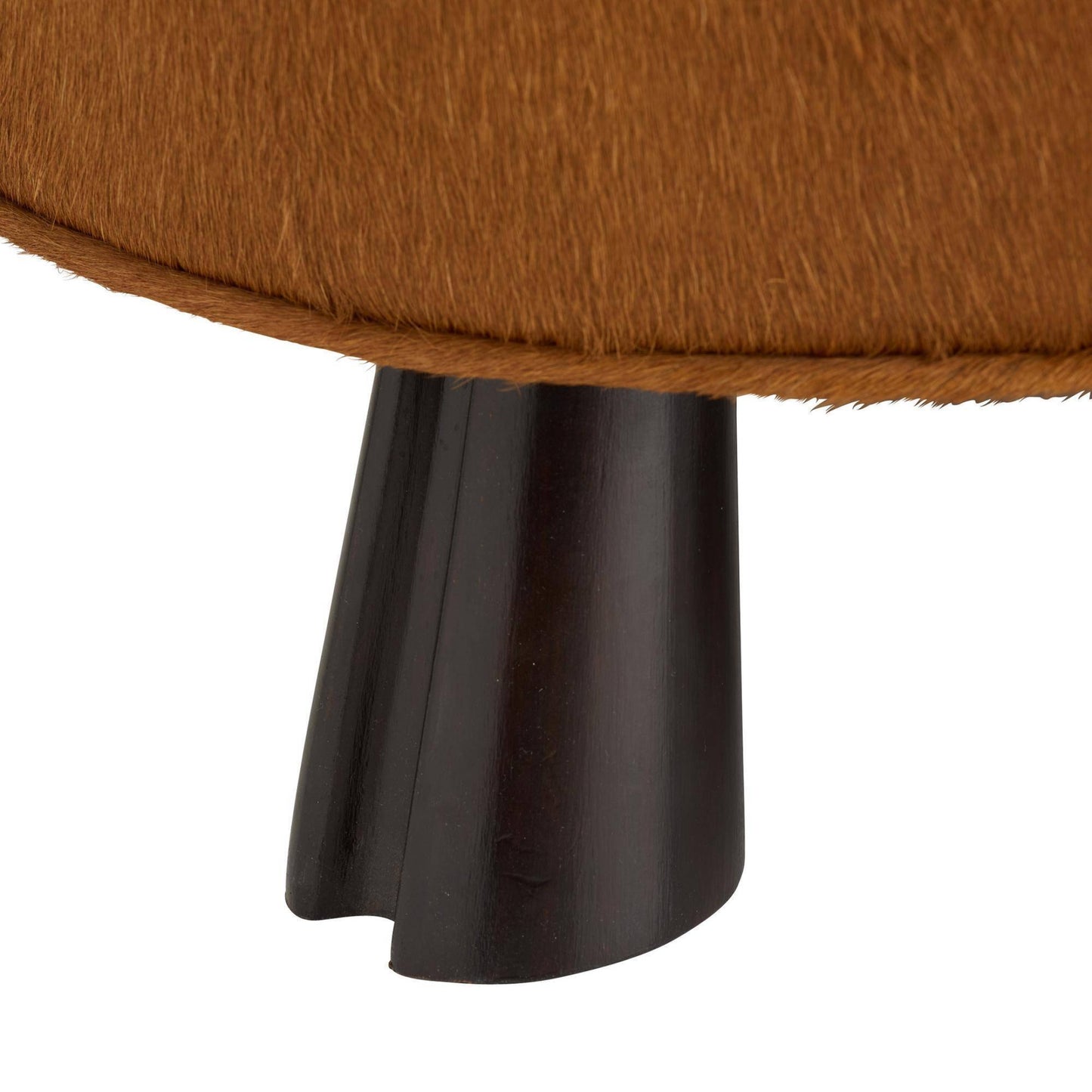Koda Ottoman Brown Hide
