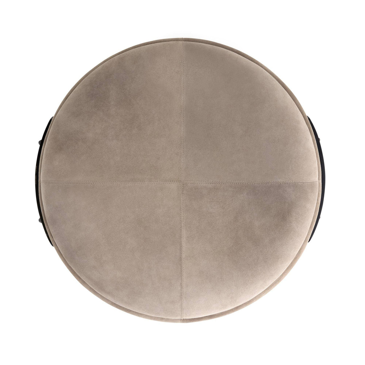 Titus Ottoman Taupe Suede