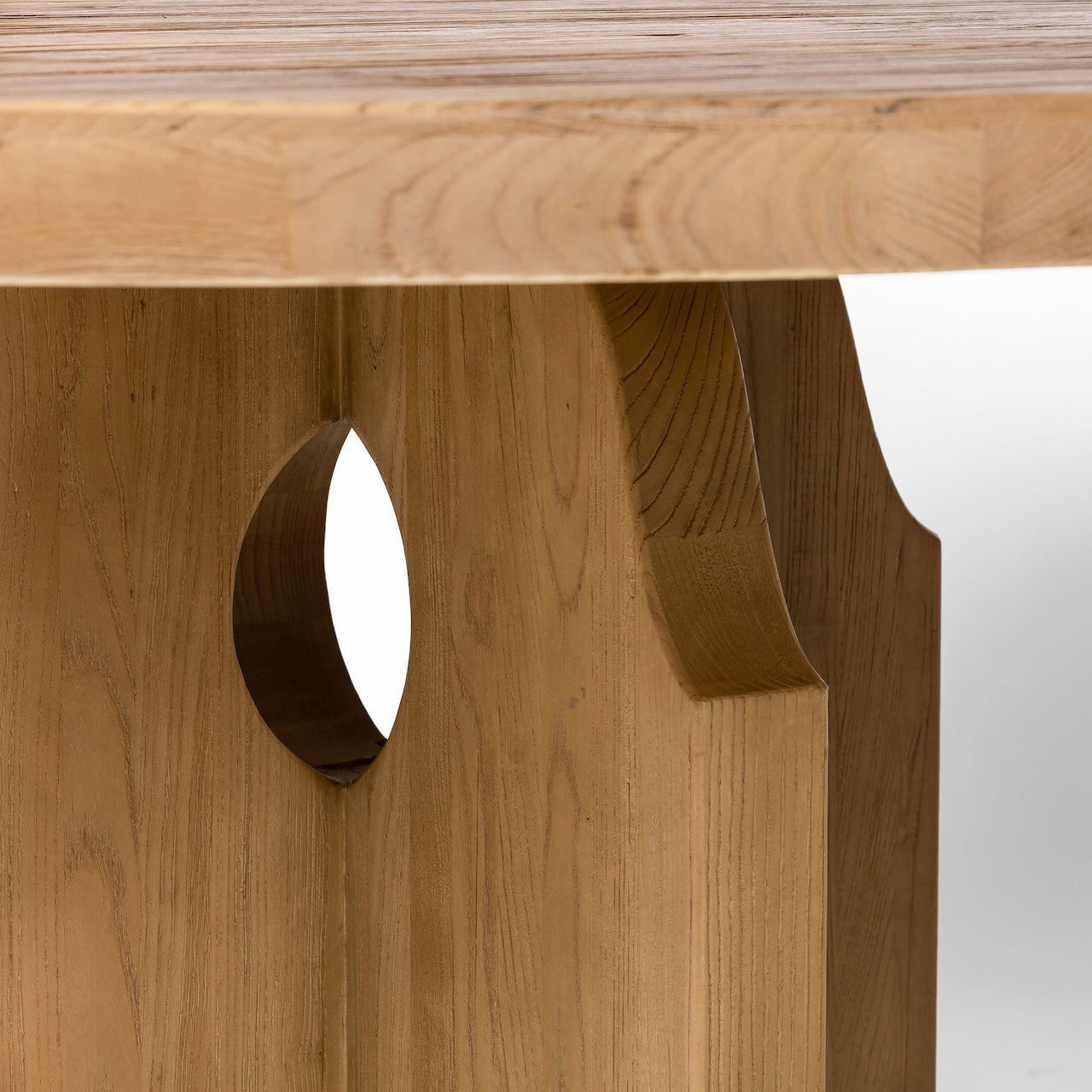 four hands allandale dining table natural detail