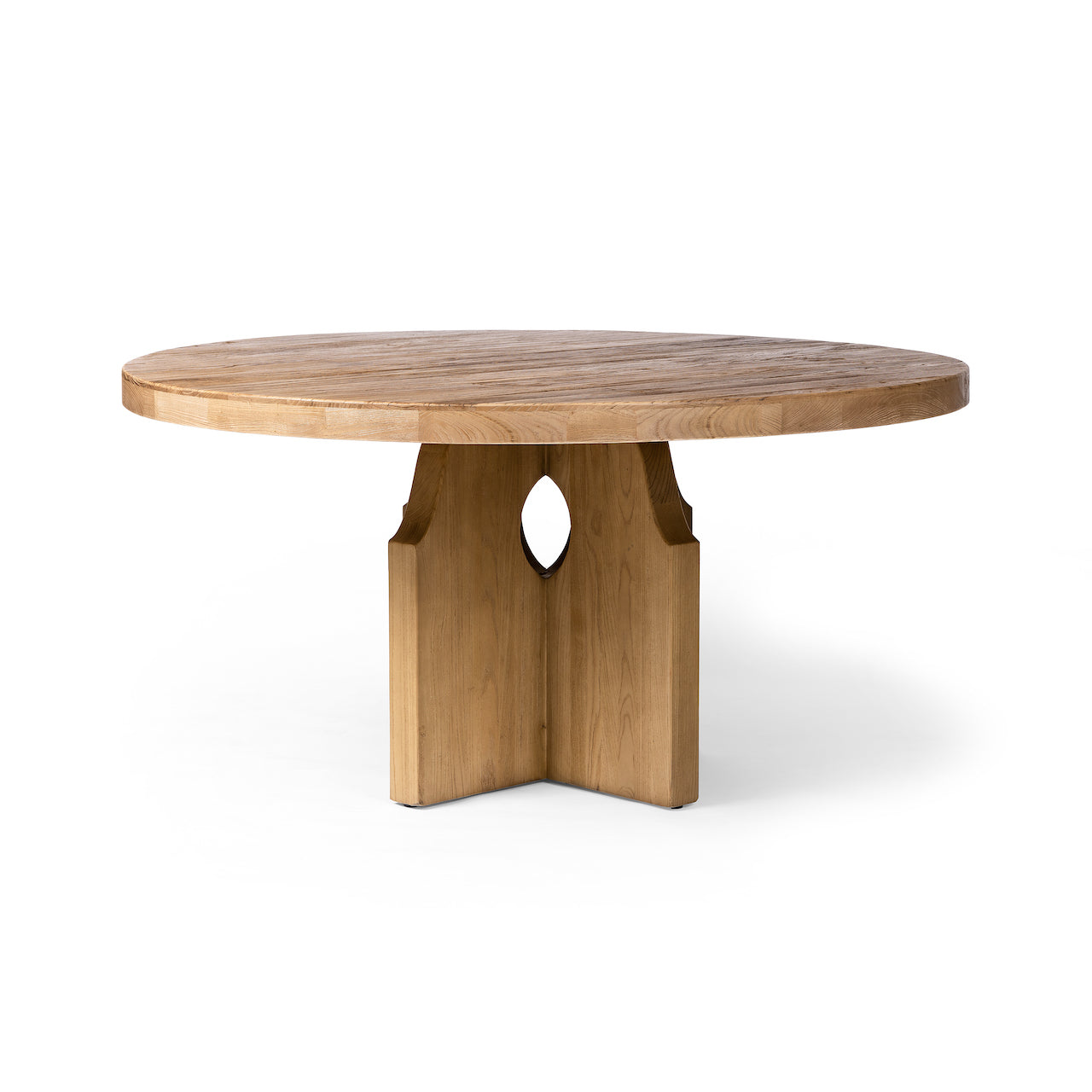 four hands allandale dining table natural front