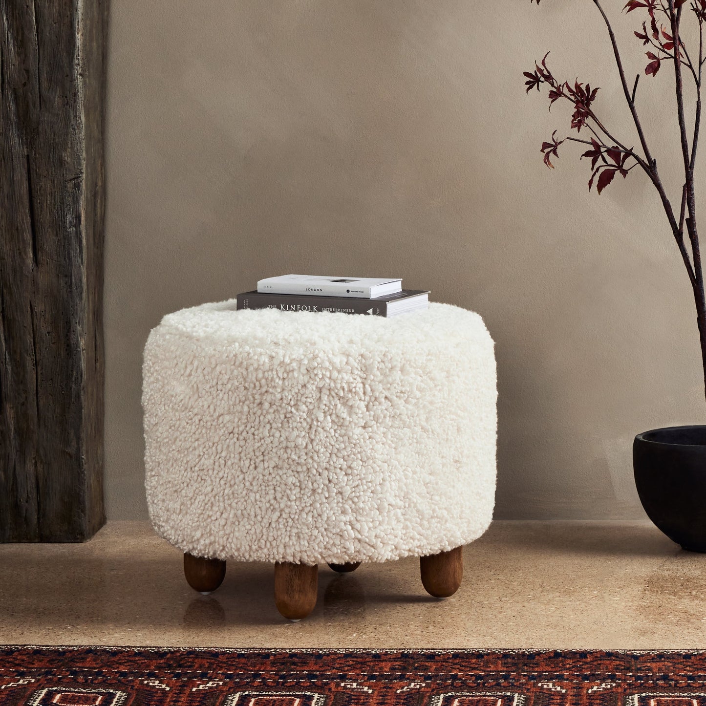 four hands aniston ottoman andes natural styled