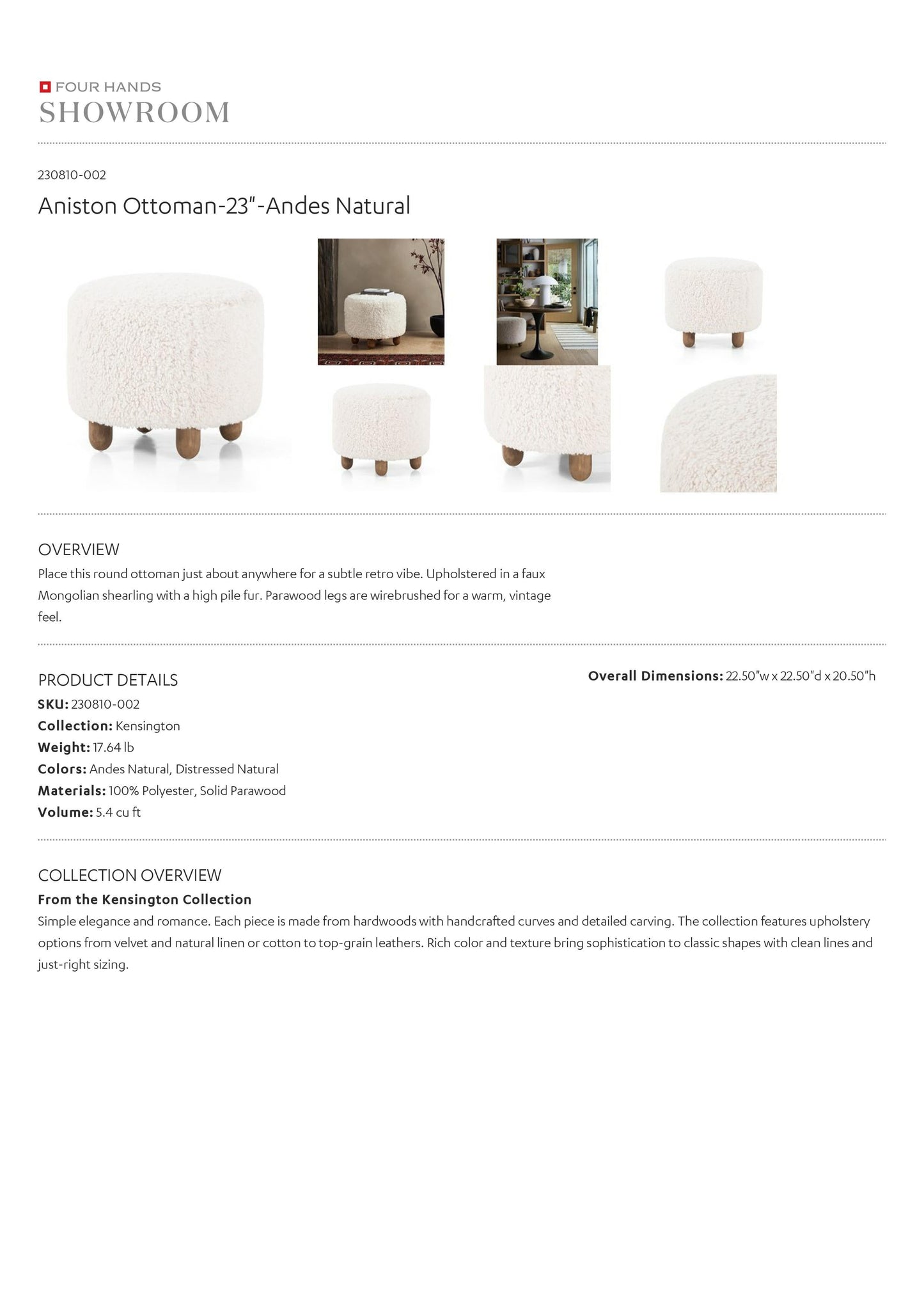 four hands aniston ottoman andes natural tearsheet