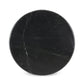 four hands belle round dining table black surface