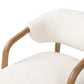 four hands brodie chair ivory detail