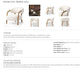 four hands brodie chair ivory tearsheet
