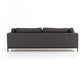 four hands grammercy sofa charcoal back