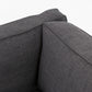 four hands grammercy sofa charcoal pillow
