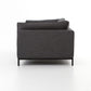 four hands grammercy sofa charcoal side