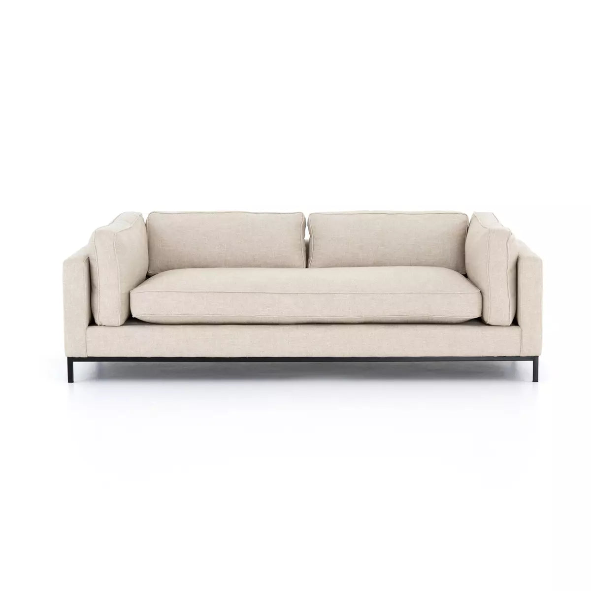 four hands grammercy sofa sand front