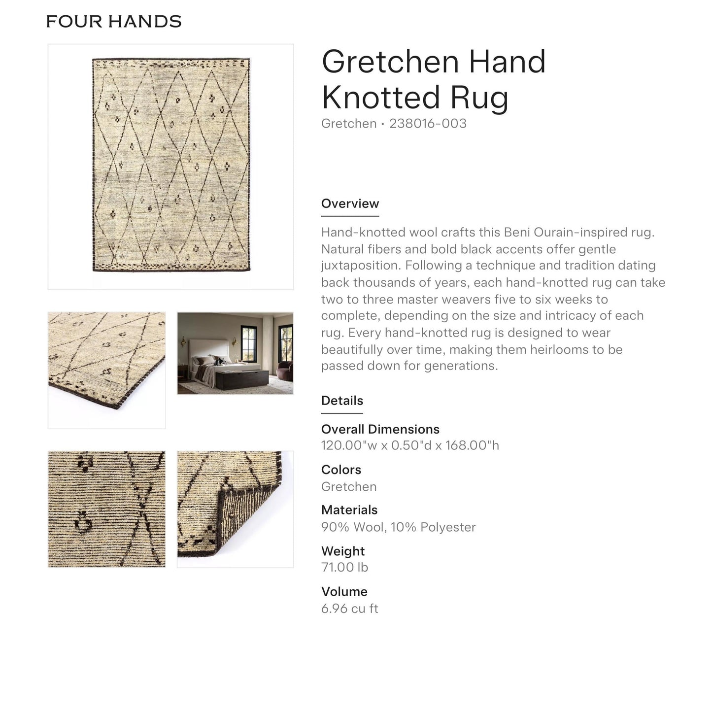 four hands gretchen rug tearsheet 10x14