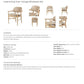 four hands josie dining chair vintage white wash tearsheet