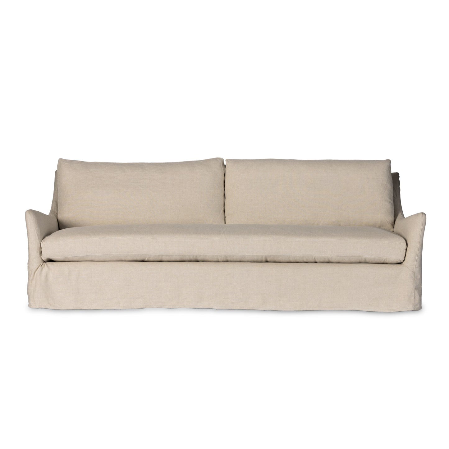 four hands monette slipcover sofa natural 