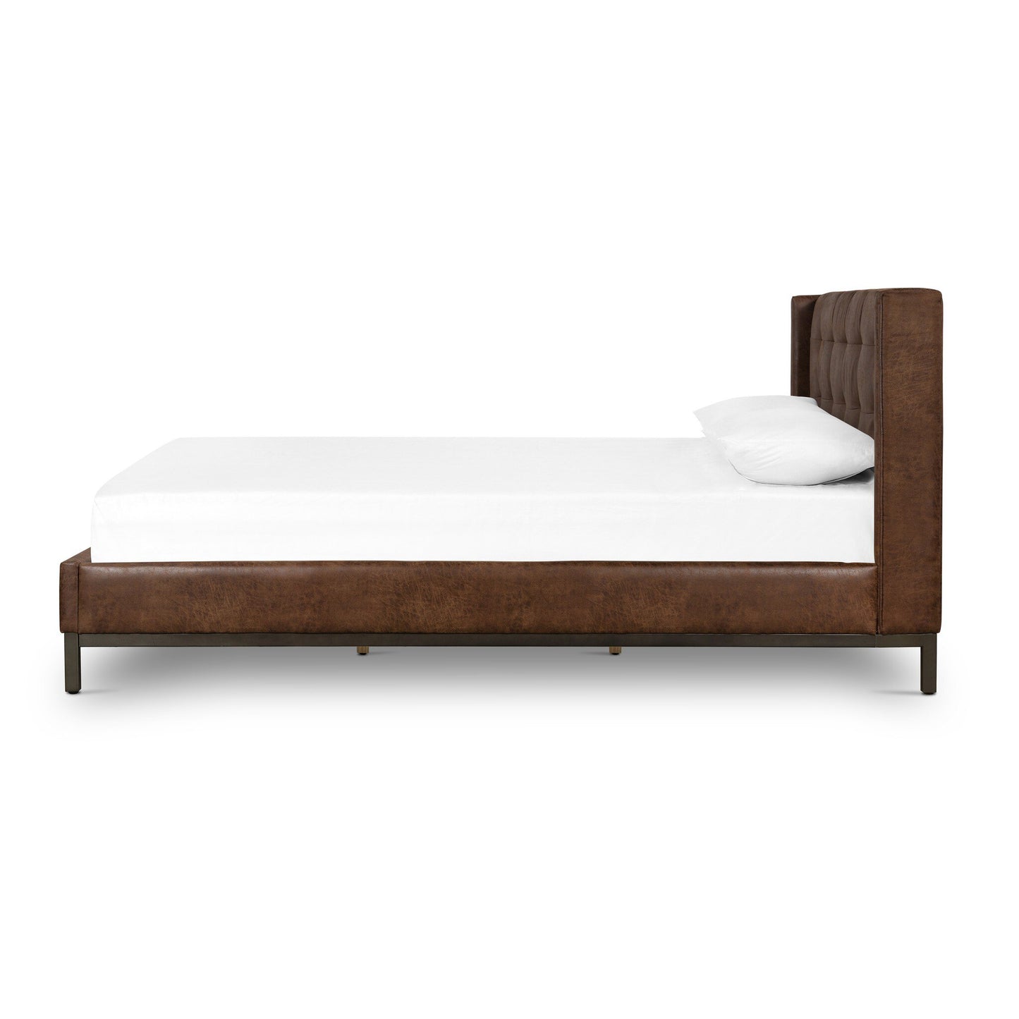 four hands newhall bed tobacco side