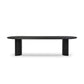 four hands paden dining table black large