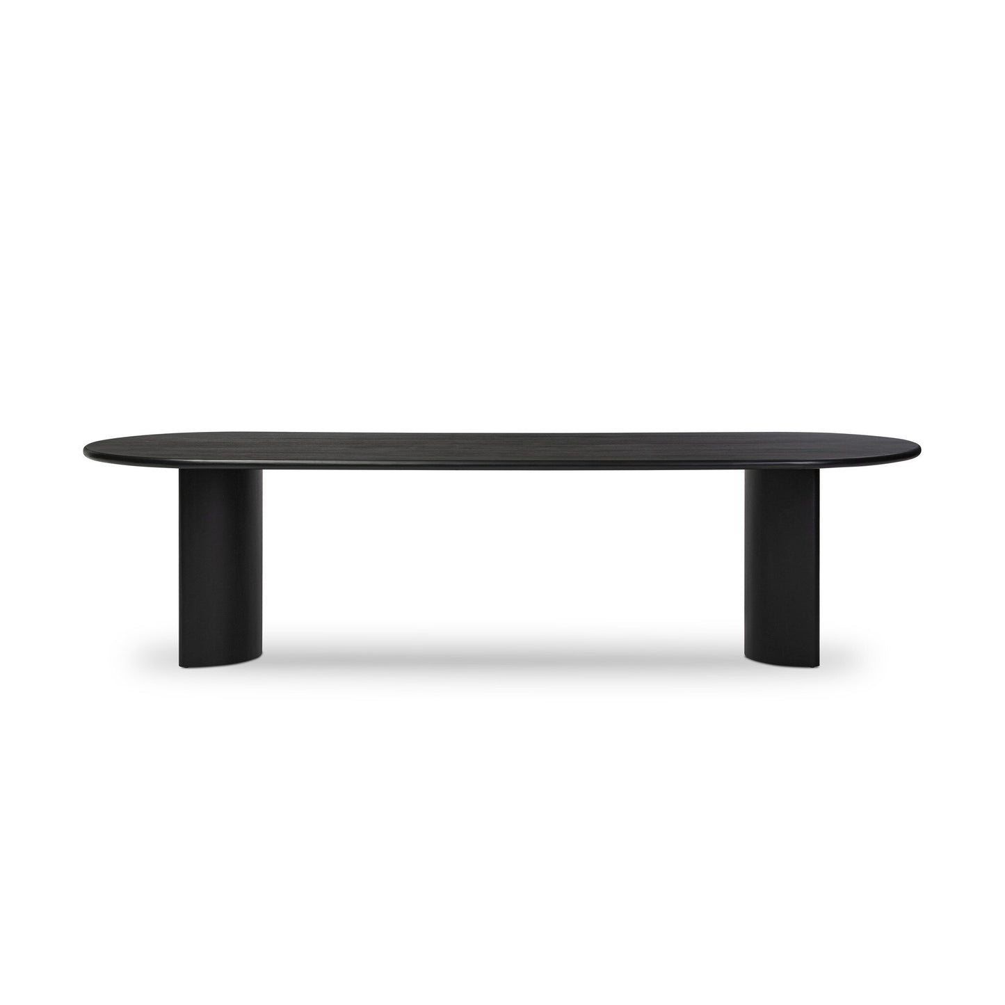 four hands paden dining table black large