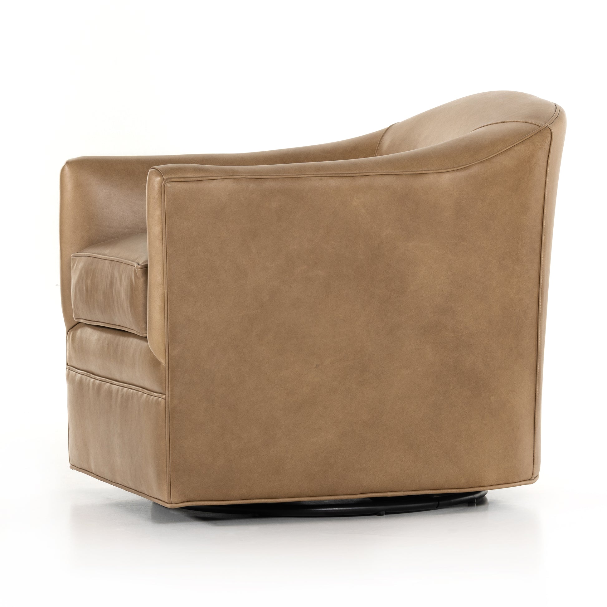 four hands quinton swivel taupe angle