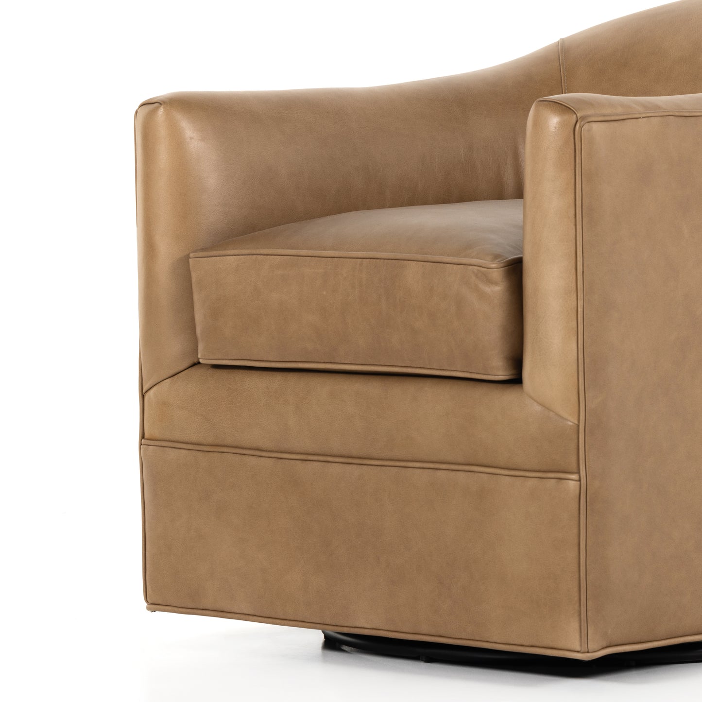 four hands quinton swivel taupe bottom
