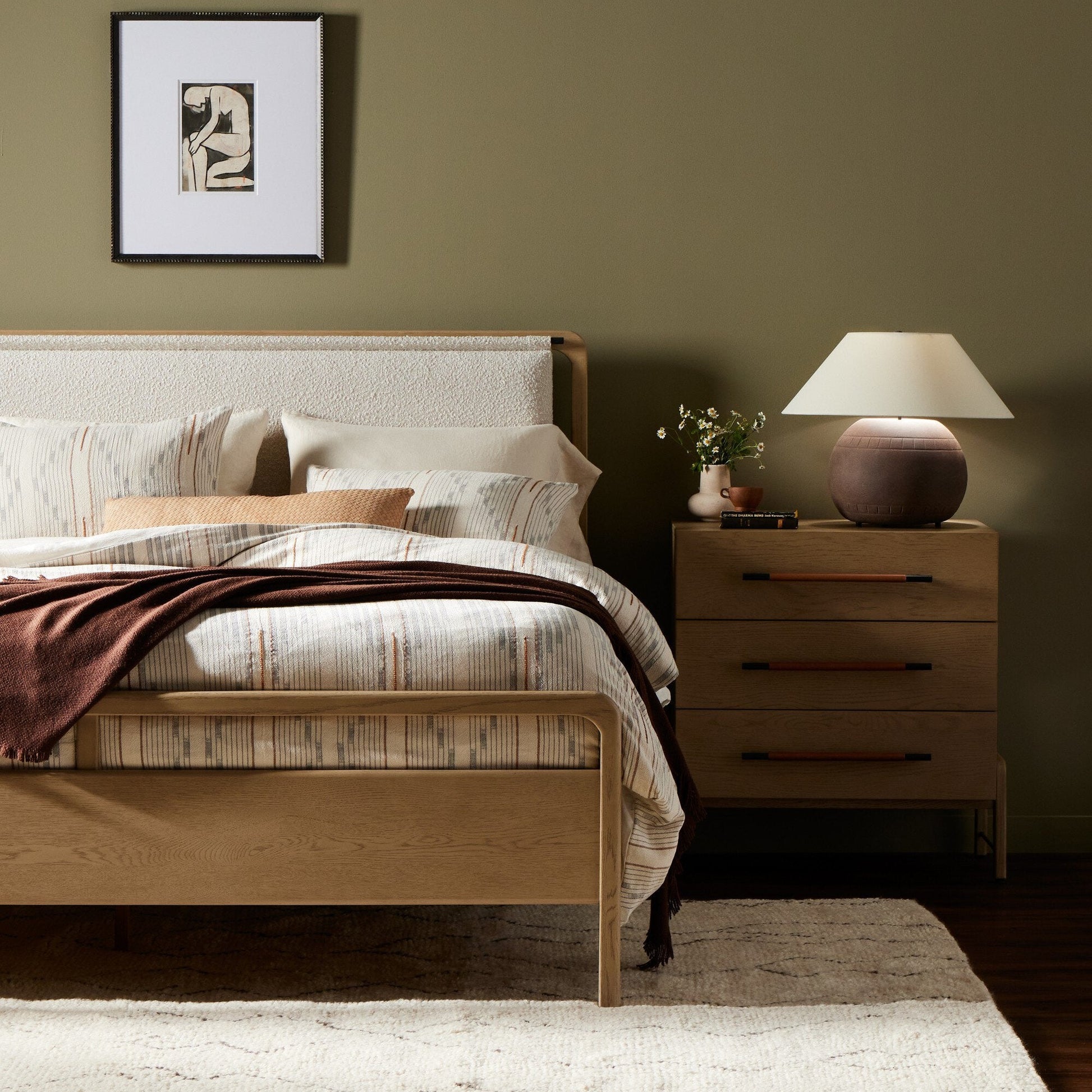four hands rosedale bed yucca styled