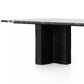 four hands terrell coffee table black angle