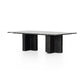 four hands terrell coffee table black
