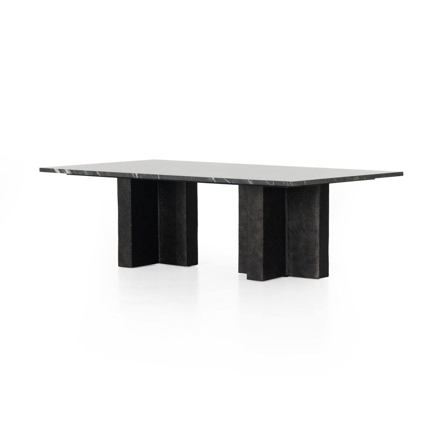 four hands terrell coffee table black