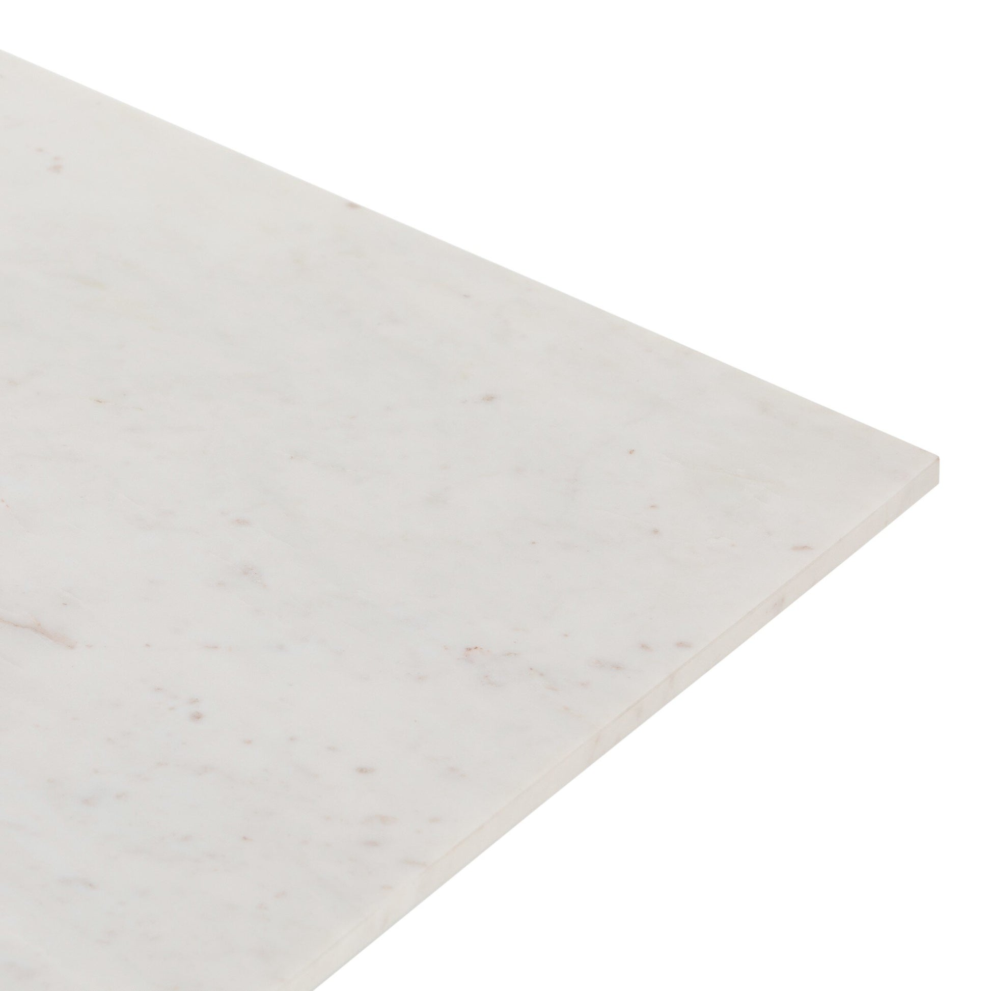 four hands terrell coffee table white marble surface