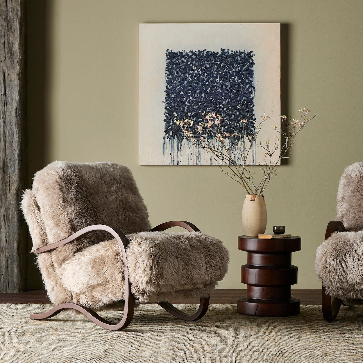 Restoration hardware sheepskin outlet chair