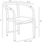 Black and white line drawing of a chair with dimension labels and measurements around it, including 31 inches tall, 25.5 inches across the top, 22.