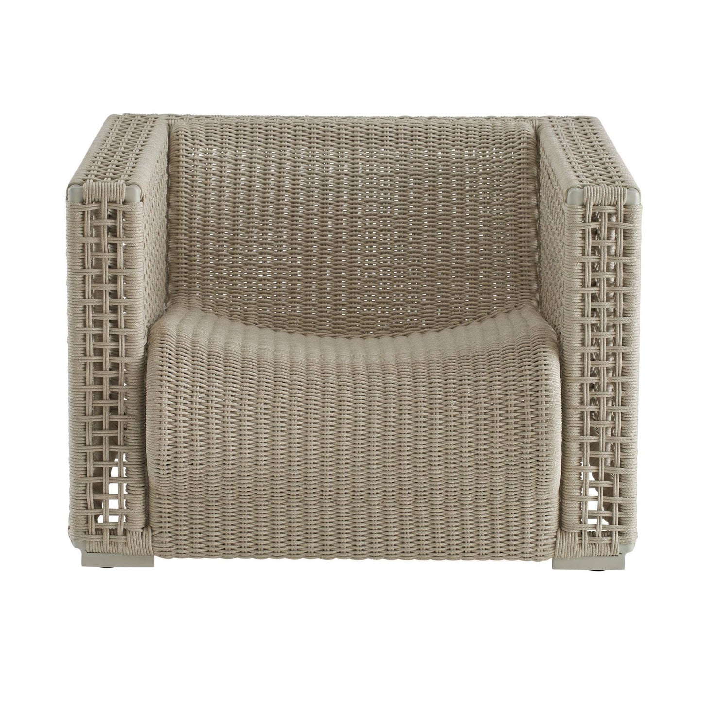 Guidry Outdoor Lounger Chair Rope Buff
