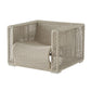 Guidry Outdoor Lounger Chair Rope Buff