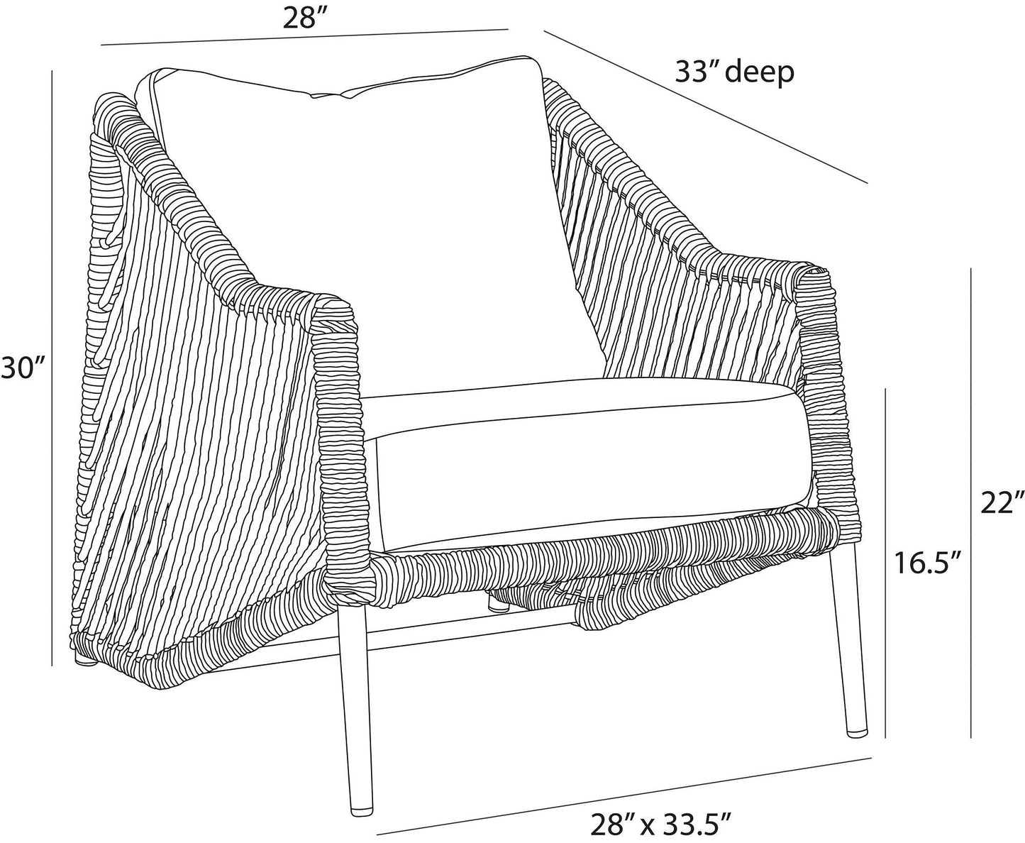 Kiki Outdoor Chair Rope