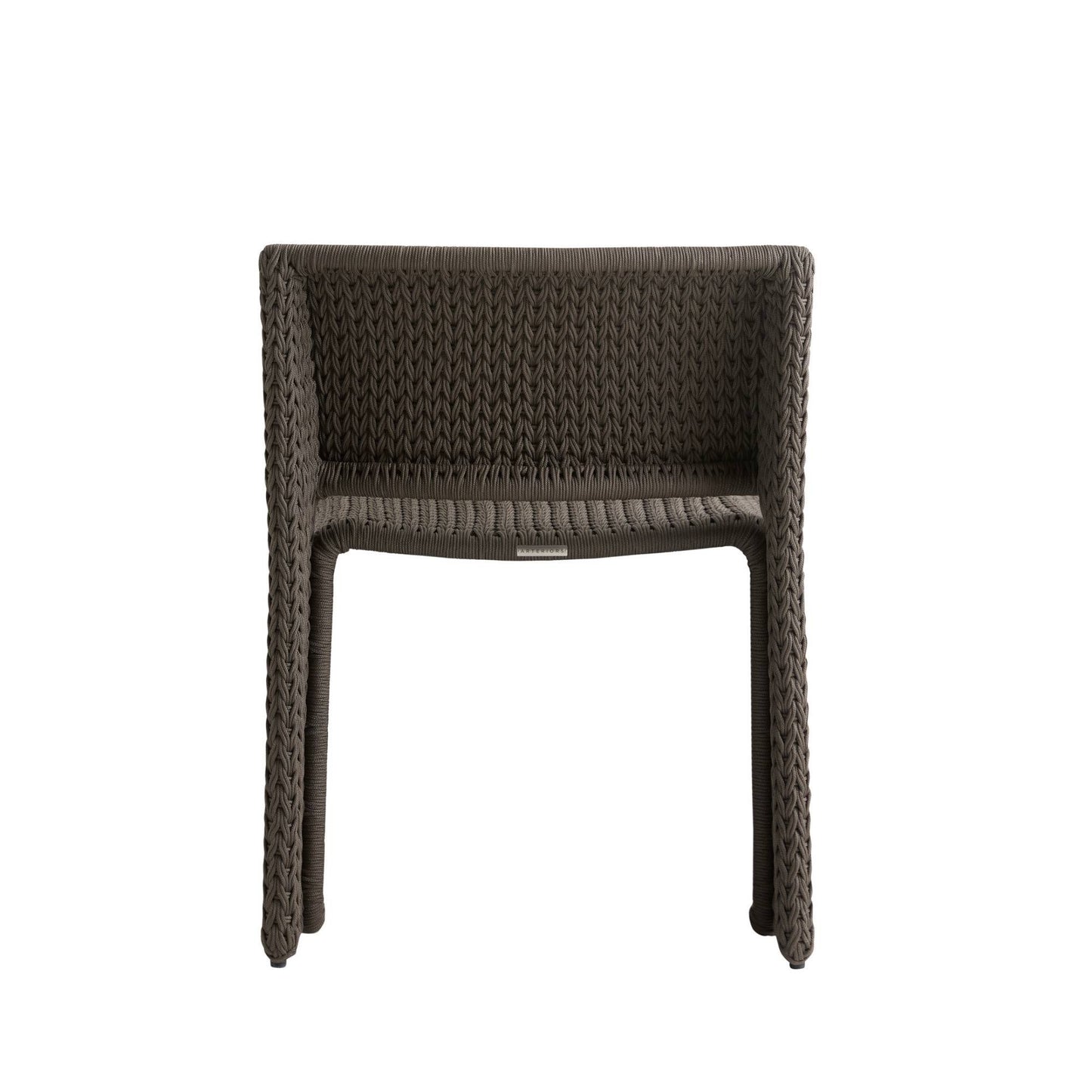 Veneto Outdoor Dining Chair Charcoal Brown