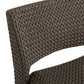 Veneto Outdoor Dining Chair Charcoal Brown