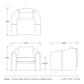 Julien Open Arm Outdoor Chair
