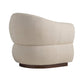 Alexandra Swivel Chair Oatmeal Boucle