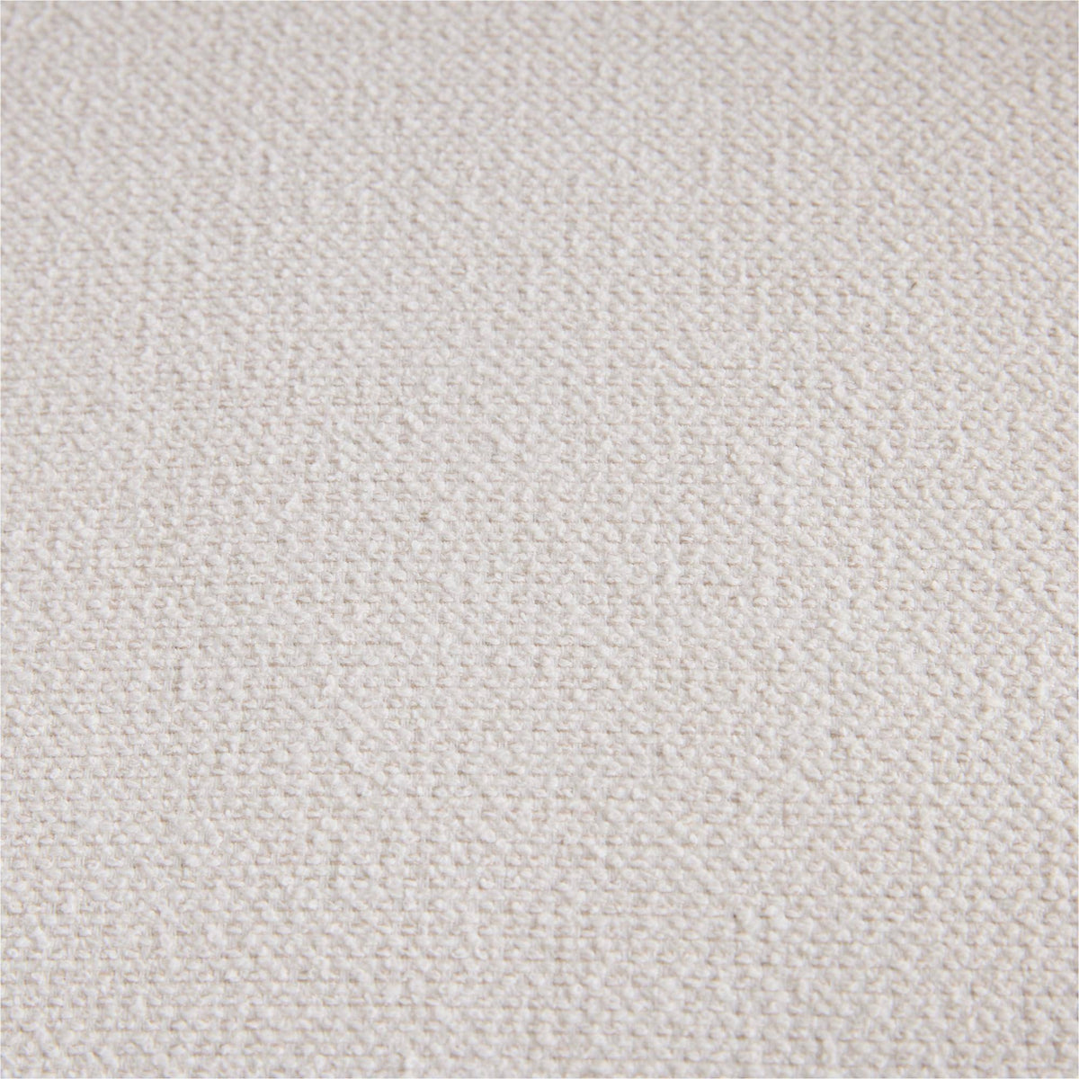 A close-up texture shot of a woven fabric in a warm off-white or cream color, showing the detailed knit pattern.